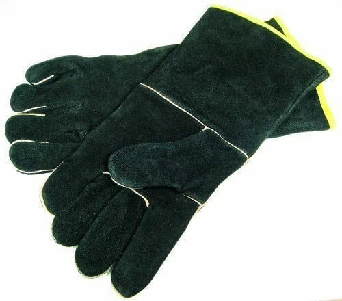 New 🔥 GrillPro Black Leather Grilling Gloves - 00528 🎁 3 GrillPro Black Leather Grilling Gloves - 00528