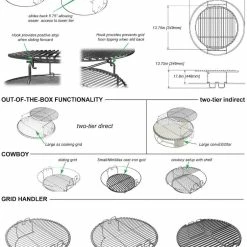 Parts Big Green Egg Multi-Level Rack