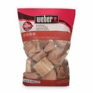 Best Sale 🤩 BBQ Accessories Weber Cherry Wood Chunks (4 Lb.) - 17142 ❤️ 3 BBQ Accessories Weber Cherry Wood Chunks (4 Lb.) - 17142