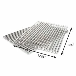 Grill Care 17528 Stainless Steel Grids - 2pc (Weber Grills) - Side Mount Grills