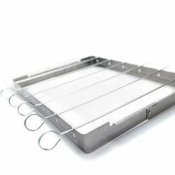 GrillPro Stainless Steel Shish Kebab Set (6-Piece) - 41338 BBQ Accessories