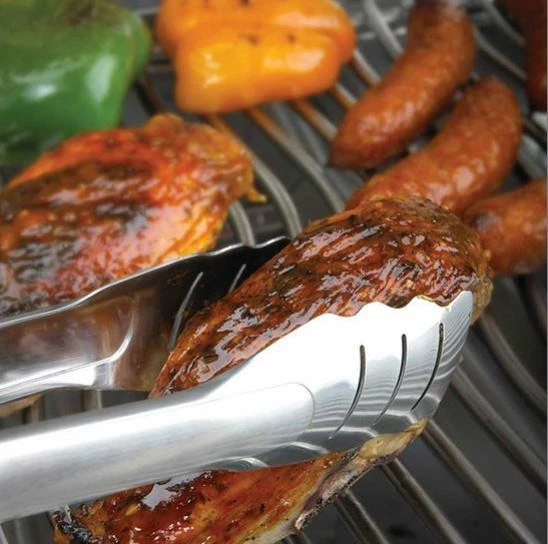 Promo ⌛ Napoleon Stainless Steel Easy Locking Tongs - 55011 👍 5 Napoleon Stainless Steel Easy Locking Tongs - 55011