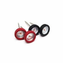 Broil King BBQ Accessories Mini Thermometers W/ Silicone Bezel (4-piece)