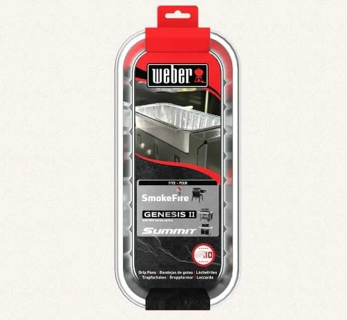 Outlet ๐ Weber Drip Pans (Pellet / Summit Grills) - 6498 BBQ Accessories ๐ 3 Weber Drip Pans (Pellet / Summit Grills) - 6498 BBQ Accessories