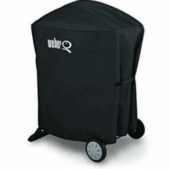 Weber Premium Grill Cover (Q 100/1000 And Q 200/2000 Grills With Cart) BBQ Accessories