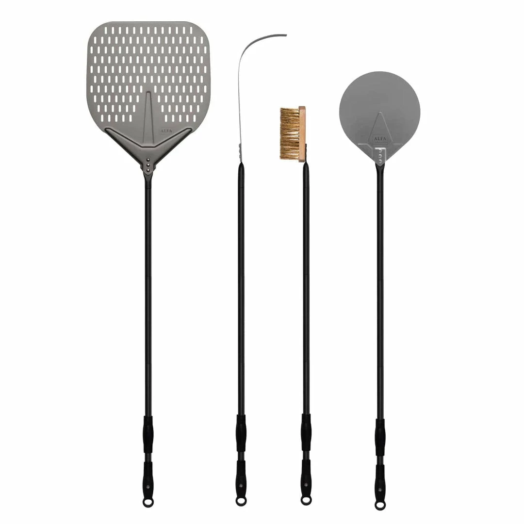 Buy ๐คฉ Alfa Forni Alfa 48" 4-Piece Pizza Peel Set (Black) - AC-4PSET48BK BBQ Accessories ๐งจ 3 Alfa Forni Alfa 48" 4-Piece Pizza Peel Set (Black) - AC-4PSET48BK BBQ Accessories