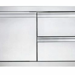 Napoleon Single Door + Double Drawer Cabinet (36" X 16") - BI-3616-1D2DR