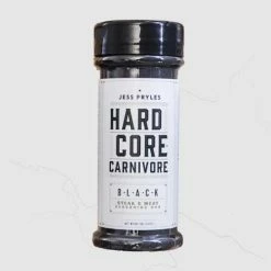 BBQ Accessories Hardcore Carnivore Seasoning (Black - Steak & Meat) - HC-B