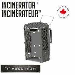 Charcoal & Smoker Accessories HELLRAZR Incinerator Chimney Starter - INCIN-U-CG-2
