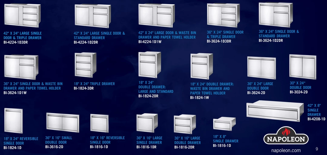 Best reviews of ๐ฅ Napoleon Double Drawer (18" X 16") - BI-1816-2DR ๐ 4 Napoleon Double Drawer (18" X 16") - BI-1816-2DR