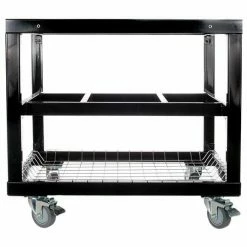 Primo Black Cart Base With Basket For Oval Junior Series Grills - PG00318