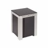 Best deal π ENO La Plancha Felix Black And Stainless Side Table - PMIP06185 Parts 𧨠2 ENO La Plancha Felix Black And Stainless Side Table - PMIP06185 Parts