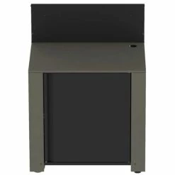 ENO La Plancha Modulo Outdoor Plancha Cupboard (Gray Galvanized Steel) - PMOD7002