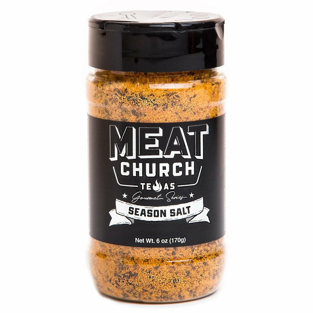 Outlet ⭐ Meat Church - Gourmet Season Salt Seasoning (6 Oz.) BBQ Accessories ✨ 3 Meat Church - Gourmet Season Salt Seasoning (6 Oz.) BBQ Accessories