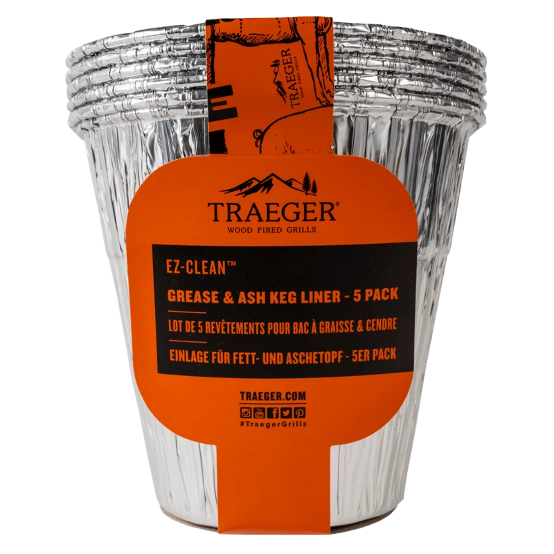 Best Pirce π Traeger Canada Traeger EZ-Clean Grease & Ash Keg Liner (5 Pack) - BAC608 BBQ Accessories π 3 Traeger Canada Traeger EZ-Clean Grease & Ash Keg Liner (5 Pack) - BAC608 BBQ Accessories