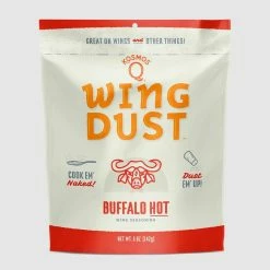 BBQ Accessories Kosmos Q Wing Dust (Buffalo Hot 5 Oz.) - WD-BH-01
