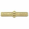 Crown Verity Nameplate Assembly For Crown Verity Products - ZCV-2003-16-K