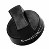 Crown Verity Black Old Style Burner Knob - ZCV-2080 Parts