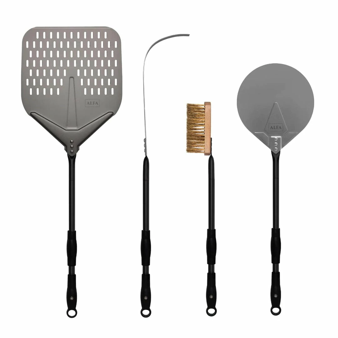 Deals 👍 Alfa Forni Alfa 24" 4-Piece Pizza Peel Set (Black) - AC-4PSET24BK 💯 3 Alfa Forni Alfa 24" 4-Piece Pizza Peel Set (Black) - AC-4PSET24BK