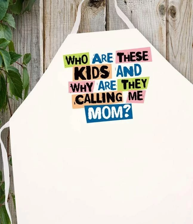 Best deal 🥰 Chadwicks & Hacks Apparel LA Imprints Attitude Apron - Calling Me Mom 💯 2 Chadwicks & Hacks Apparel LA Imprints Attitude Apron - Calling Me Mom