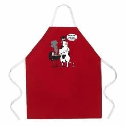 LA Imprints Attitude Apron - Cow BBQ BBQ Accessories