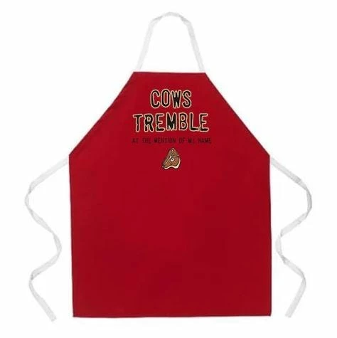 Cheapest ๐ La Imprints L.A. Imprints Attitude Apron - Cows Tremble ๐คฉ 4 La Imprints L.A. Imprints Attitude Apron - Cows Tremble