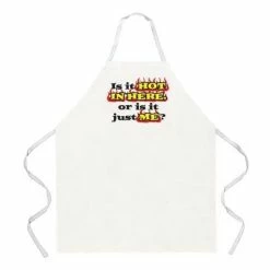 BBQ Accessories LA Imprints Attitude Apron - Is It Hot In Here