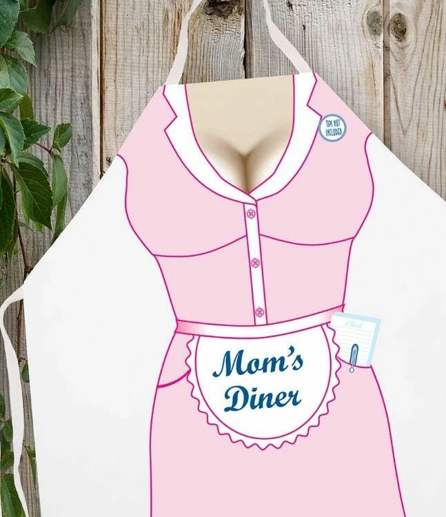 Buy 👏 LA Imprints Attitude Apron - Mom's Diner 🎁 3 LA Imprints Attitude Apron - Mom's Diner
