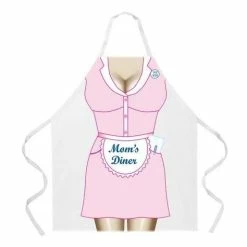 LA Imprints Attitude Apron - Mom's Diner