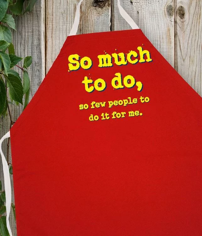 Promo ๐ฅฐ LA Imprints Attitude Apron - So Much To Do BBQ Accessories ๐ฏ 3 LA Imprints Attitude Apron - So Much To Do BBQ Accessories