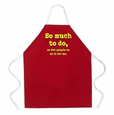 Promo ๐ฅฐ LA Imprints Attitude Apron - So Much To Do BBQ Accessories ๐ฏ 4 LA Imprints Attitude Apron - So Much To Do BBQ Accessories