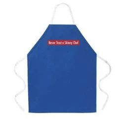 LA Imprints Attitude Apron - Never Trust A Skinny Chef