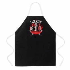 BBQ Accessories LA Imprints Attitude Apron - Licensed To Grill