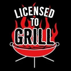 BBQ Accessories LA Imprints Attitude Apron - Licensed To Grill