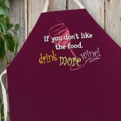 Chadwicks & Hacks LA Imprints Attitude Apron - Drink More Wine Apparel