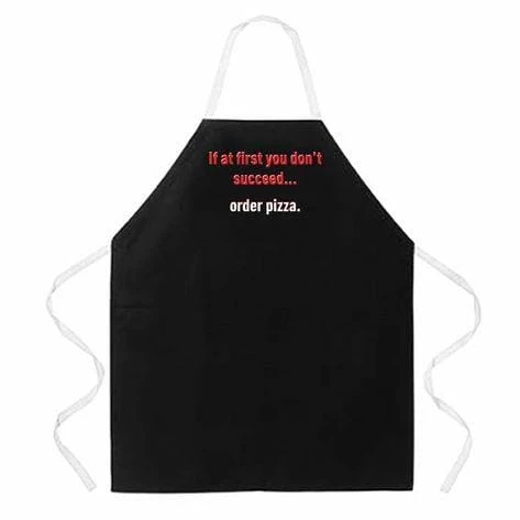 Wholesale ๐ฅฐ LA Imprints Attitude Apron - Order Pizza BBQ Accessories ๐ 4 LA Imprints Attitude Apron - Order Pizza BBQ Accessories