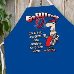 LA Imprints Attitude Apron - Grilling Weiner Apparel