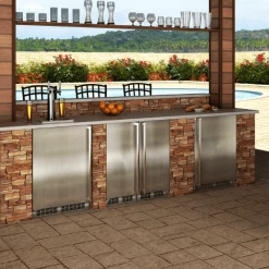 Best deal 🔥 Marvel 24" Outdoor Built-in High-Capacity Refrigerator 🥰 10 Marvel 24