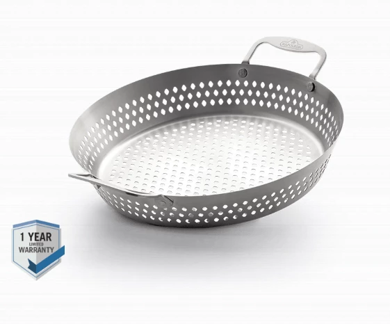 Deals 🔥 Napoleon 56027 Stainless Steel Grilling Wok 👍 3 Napoleon 56027 Stainless Steel Grilling Wok